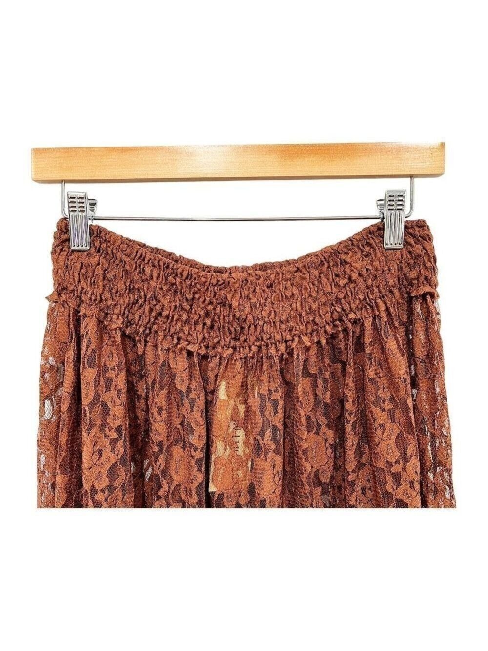 CHAN Luu Lace Skirt Sheer Elastic Waist NWT sz(M) - Picture 2 of 6